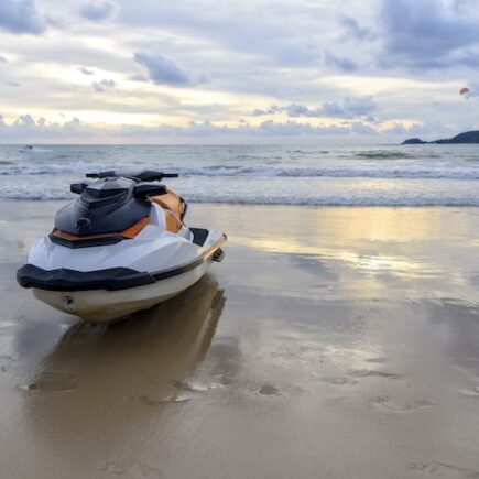 Vattenskoter på stand
